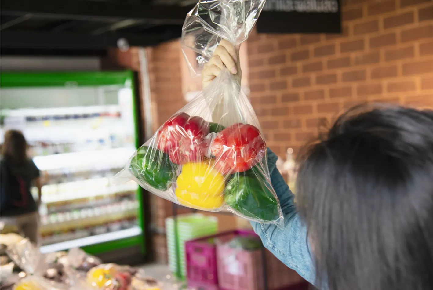 Bolsas de plástico para alimentación y comercio